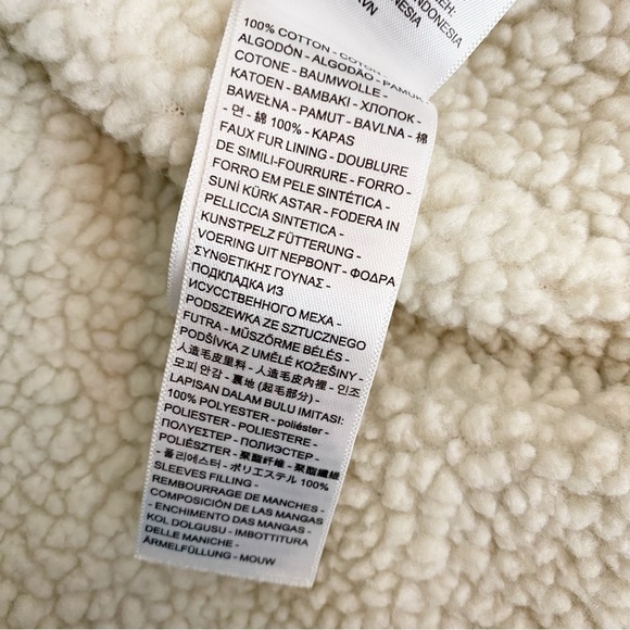 New! Levi’s Canvas Type III Sherpa Trucker Jacket - Picture 6 of 7